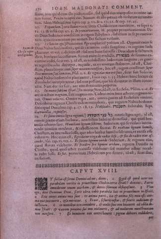 Capvt XVIII