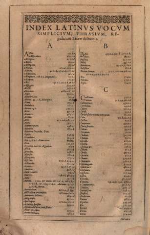 Index Latinvs Vocvm Simplicivm...