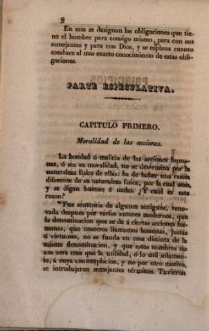 Parte especulativa