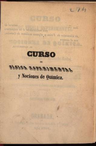 Curso de Física esperimental y Nociones de Química