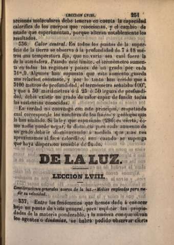 De la luz