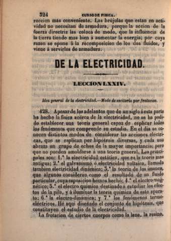 De la electricidad