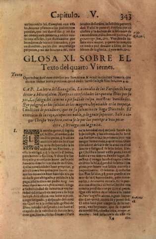 Glosa XI. Sobre el Texto del quarto Viernes