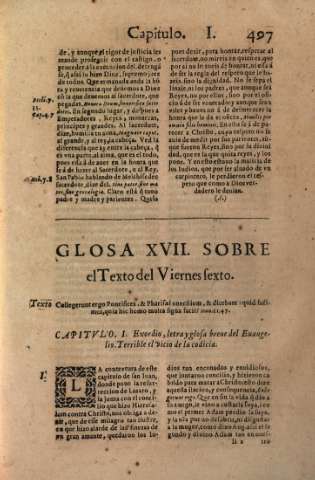 Glosa XVII. Sobre el Texto del Viernes sexto