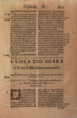 Glosa XXII. Sobre el Texto de Madalena conuertida