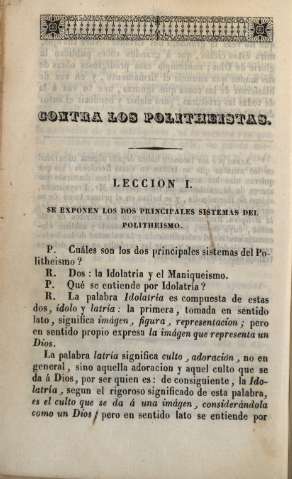 Contra los politeistas