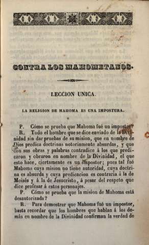 Contra los mahometanos