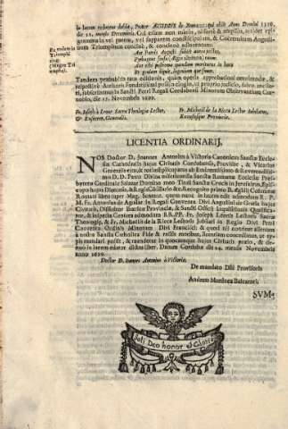 Licentia Ordinarij