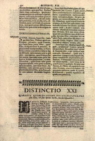 Distinctio XXI