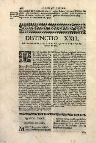 Distinctio XXII