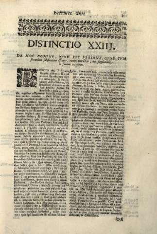 Distinctio XXIII