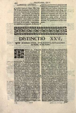 Distinctio XXV