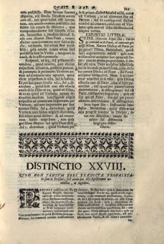 Distinctio XXVIII
