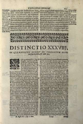 Distinctio XXXVIII