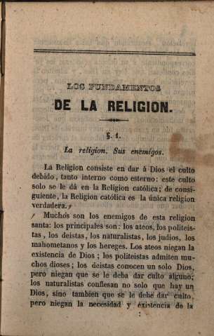 Los fundamentos de Religión