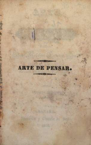 Arte de pensar
