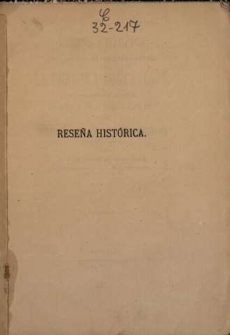 Reseña histórica