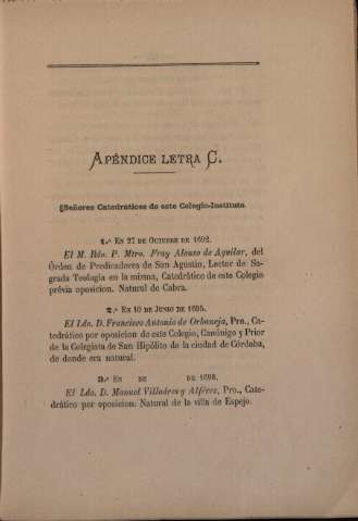 Apéndice letra C