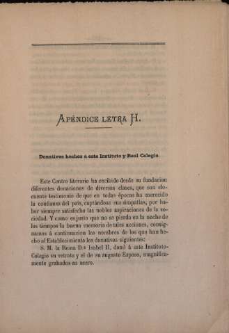 Apéndice letra H