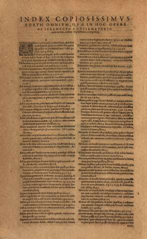 Index copiosissimvs...