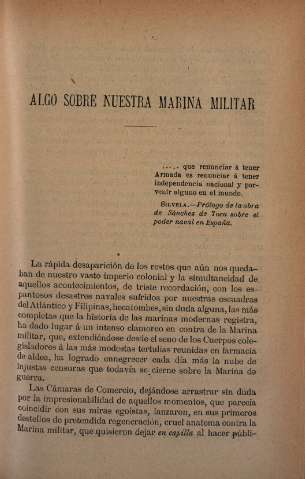 Algo sobre nuestra marina militar
