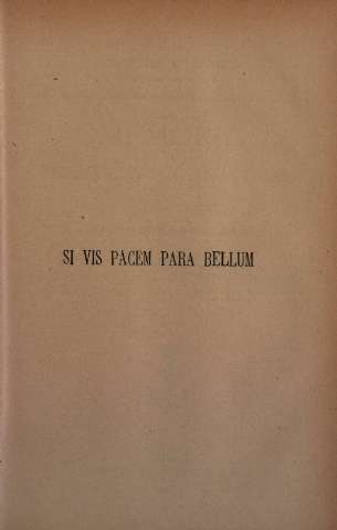 Si vis pacem para bellum