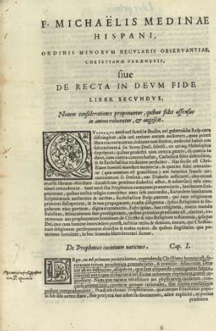F. Michaëlis Medinae Hispani, ordinir minorvm regvlaris observantiae ... Liber secvndvs