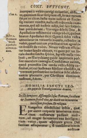 Homilia sancti Leonis papae de Transfiguratione domini