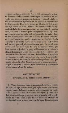 Capitulo VIII. Influencia de la Religión en el Derecho