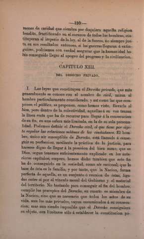 Capitulo XIII. Del Derecho Privado