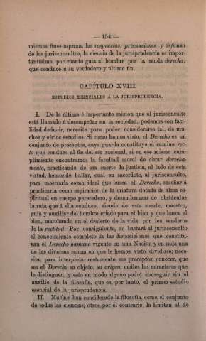 Capitulo XVIII. Estudios esenciales á la Jurisprudencia