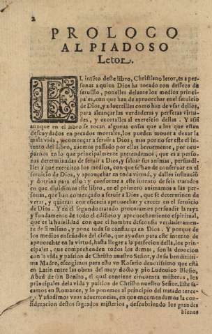 Prologo al piadoso letor