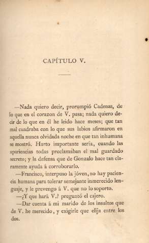 Capítulo V