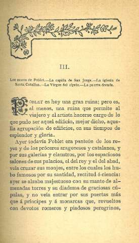 III. Los muros de Poblet...