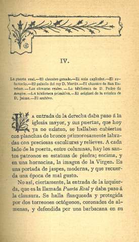 IV. La puerta real...