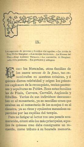 IX. Los sepulcros de personas...