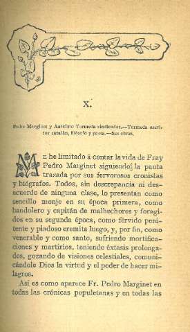 X. Pedro Marginet y Anselmo Turmeda...