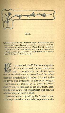 XII. Visitas de reyes à Poblet