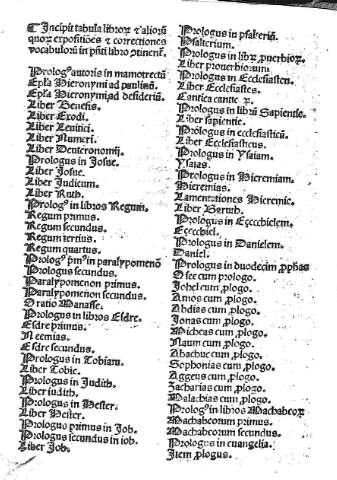 Incipit tabula...