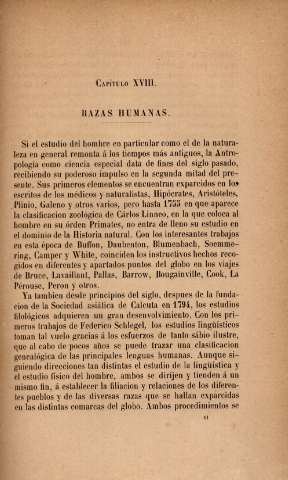 Capítulo XVIII. Razas humanas