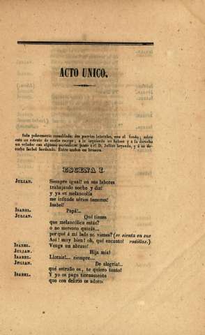 Acto unico.