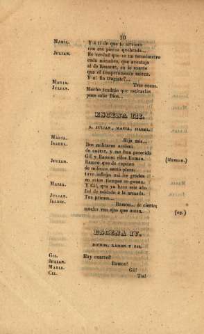 Escena III. Escena IV.