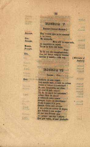 Escena V. Escena VI.