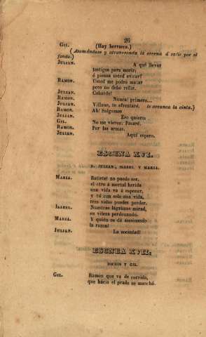 Escena XVI. Escena XVII.