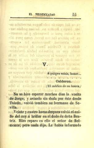 V. A peligro estais...