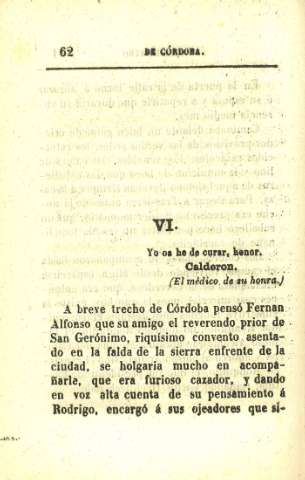 VI. Yo os he de curar...