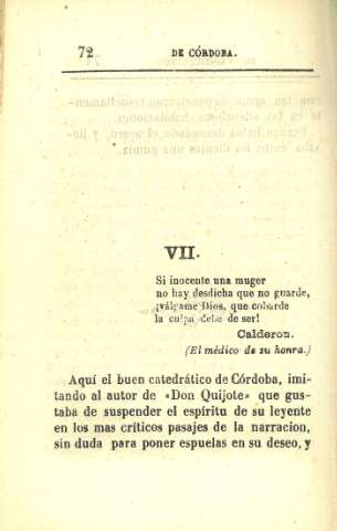 VII. Si inocente una muger...