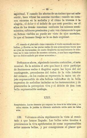 XXII. Recapitulación...