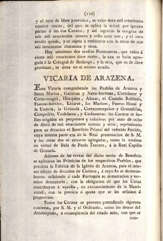 Vicaría de Arazena