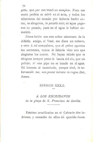 Sermon XXXII. Á los escribanos